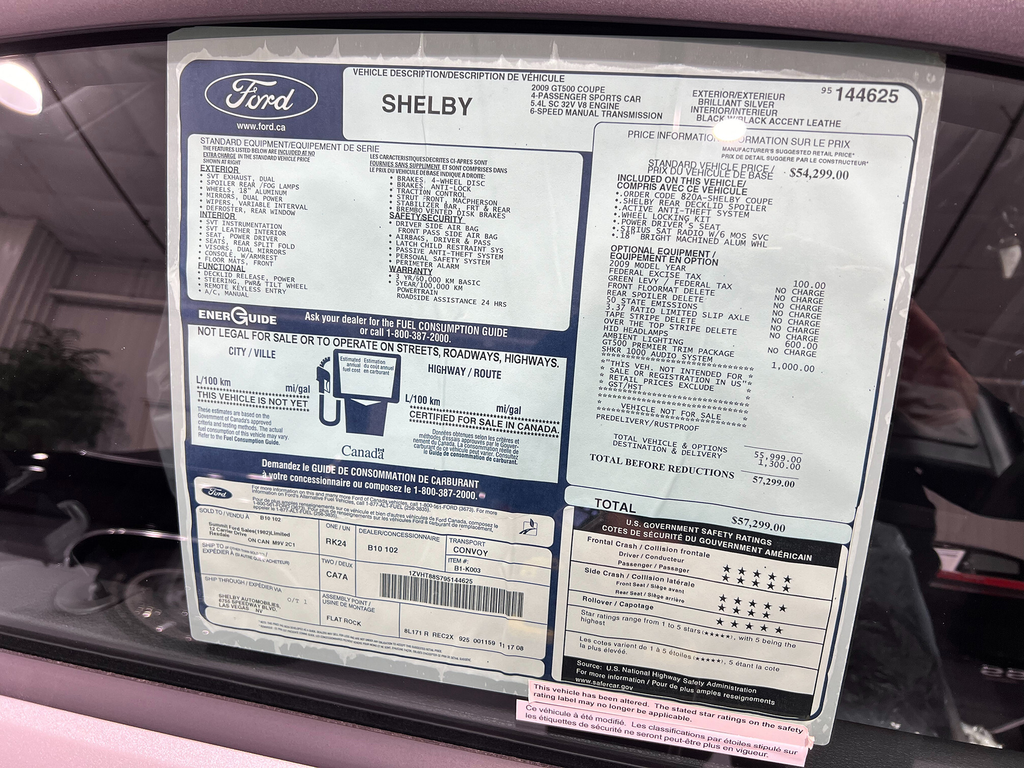 2009 Ford  Shelby GT500 KR 39