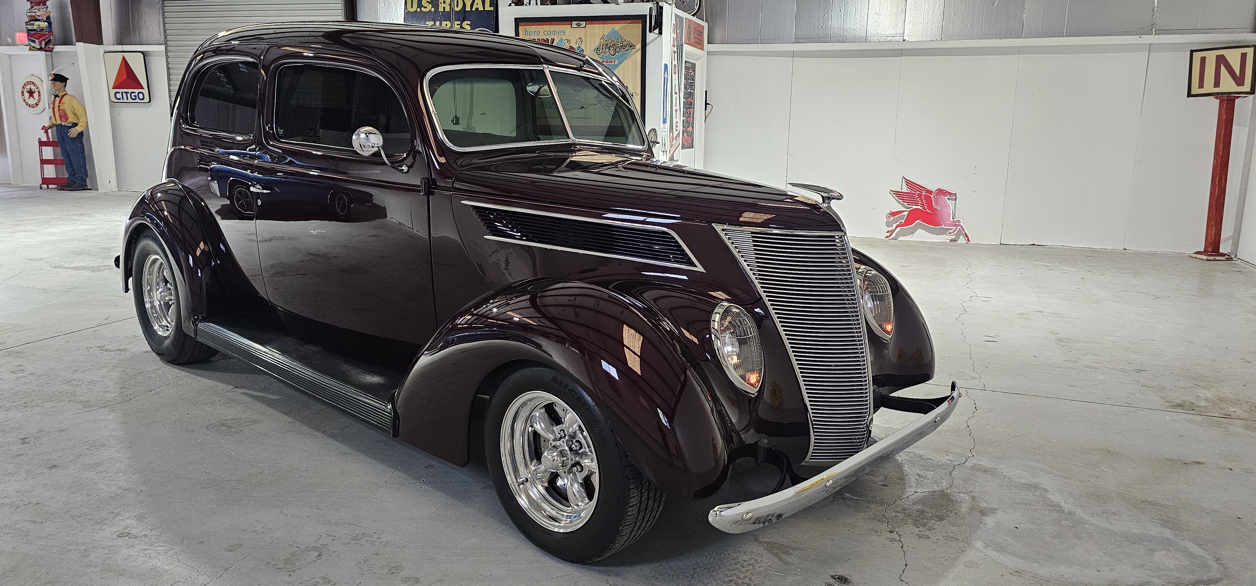 1937 Ford Slant Back Street Rod 10