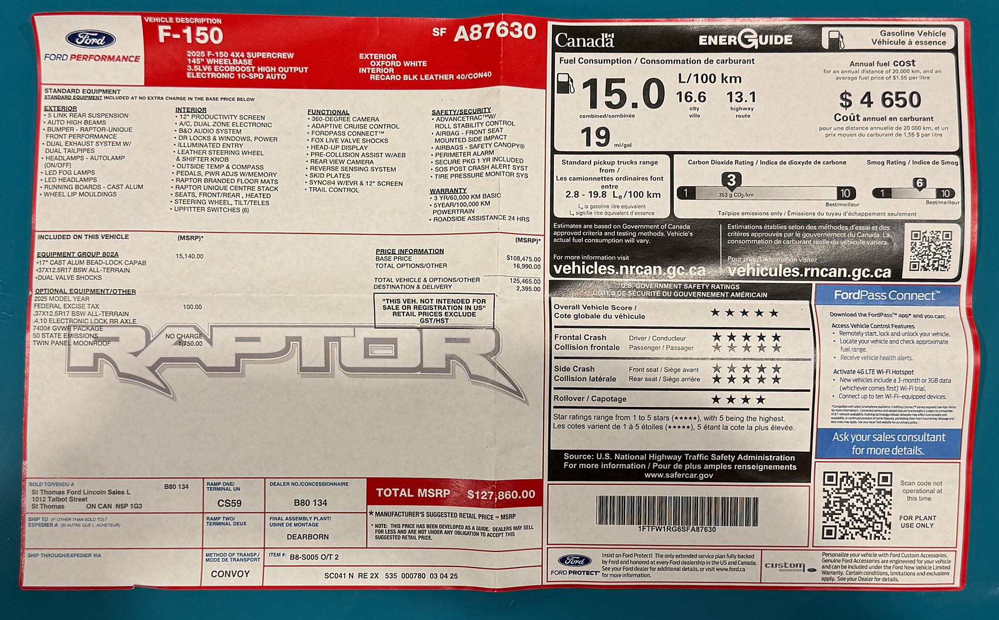 2025 Ford F-150 Raptor 4