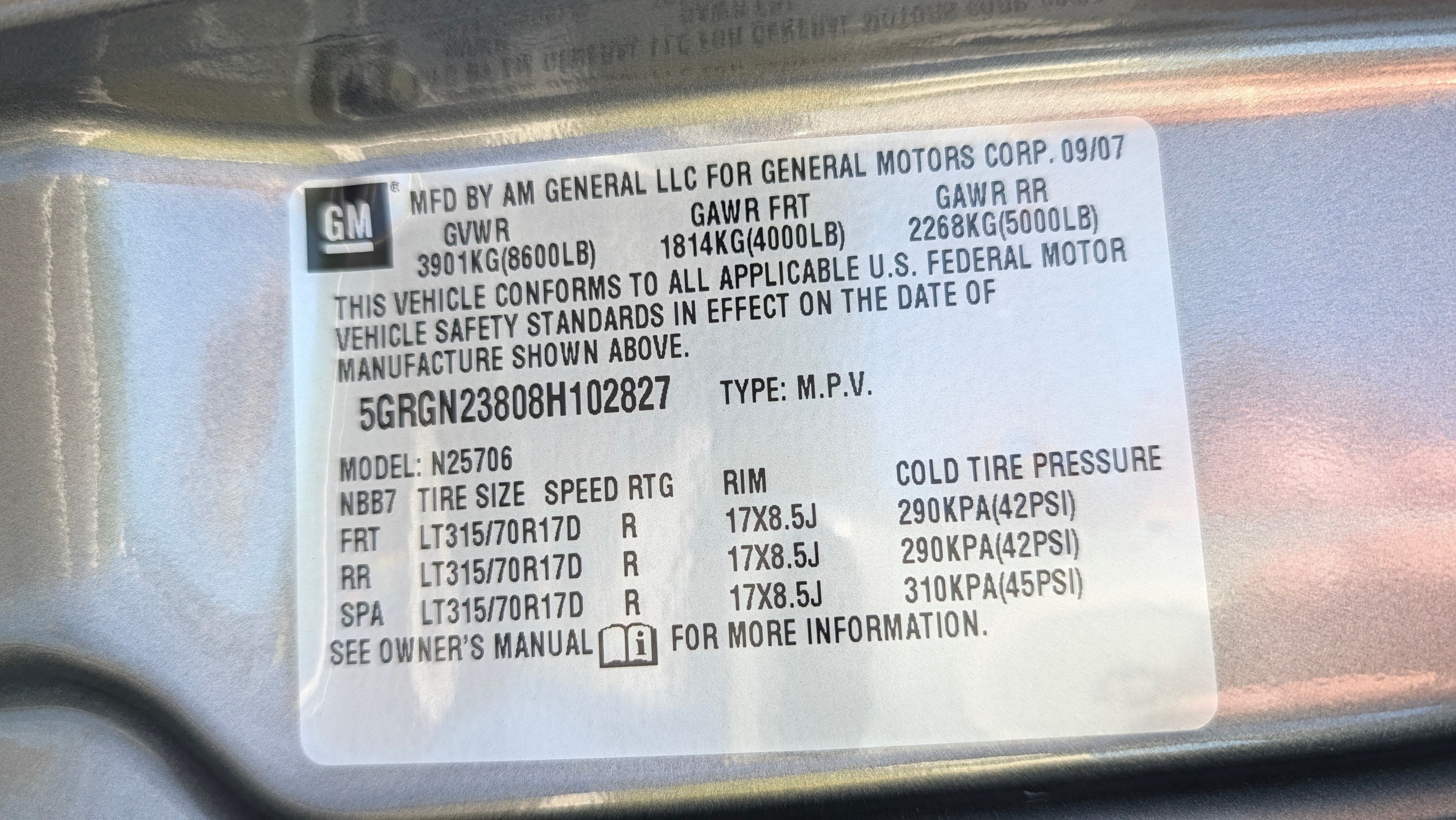 2008 Hummer H2 233
