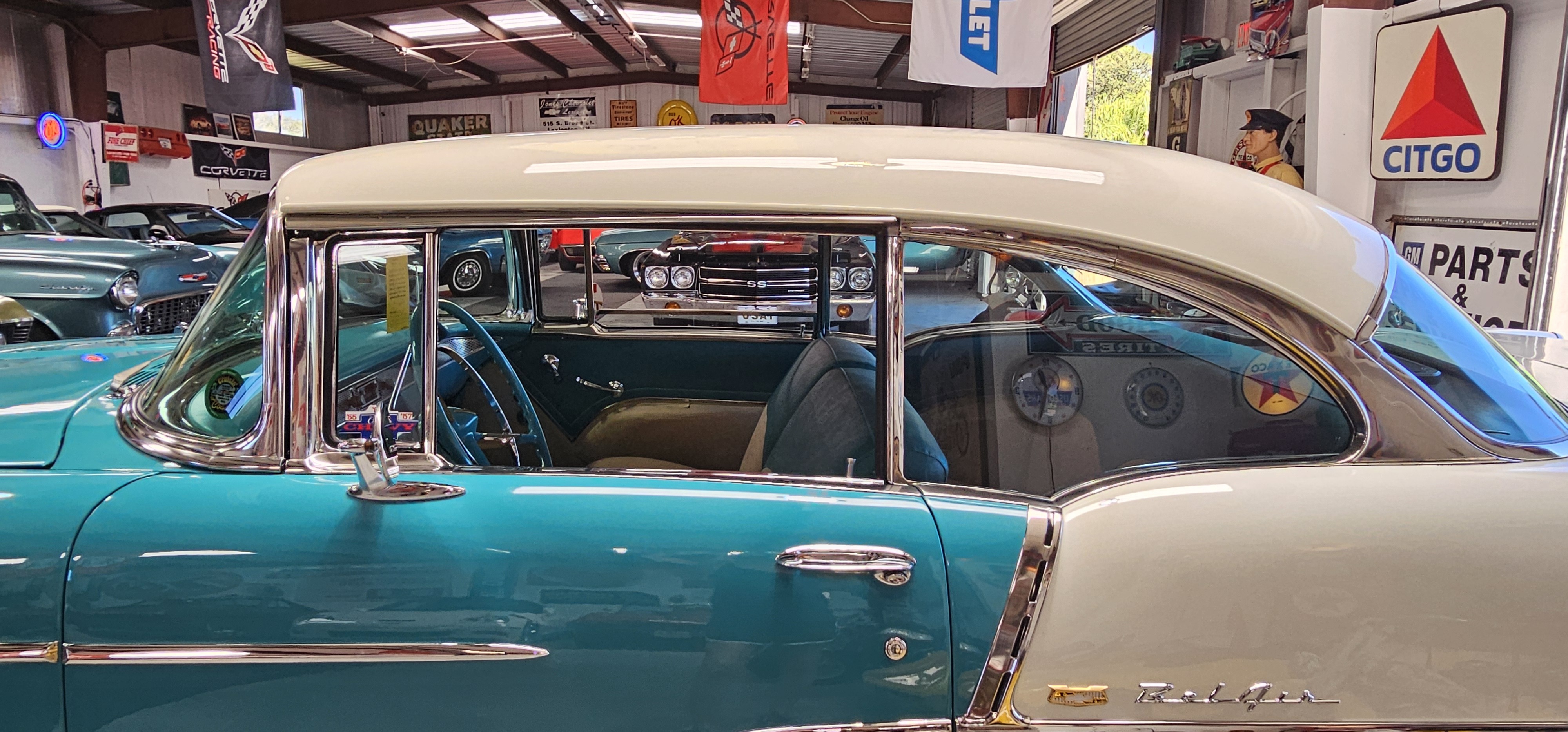 1855 CHEVROLET BEL-AIR 2-DOOR HARDTOP 11