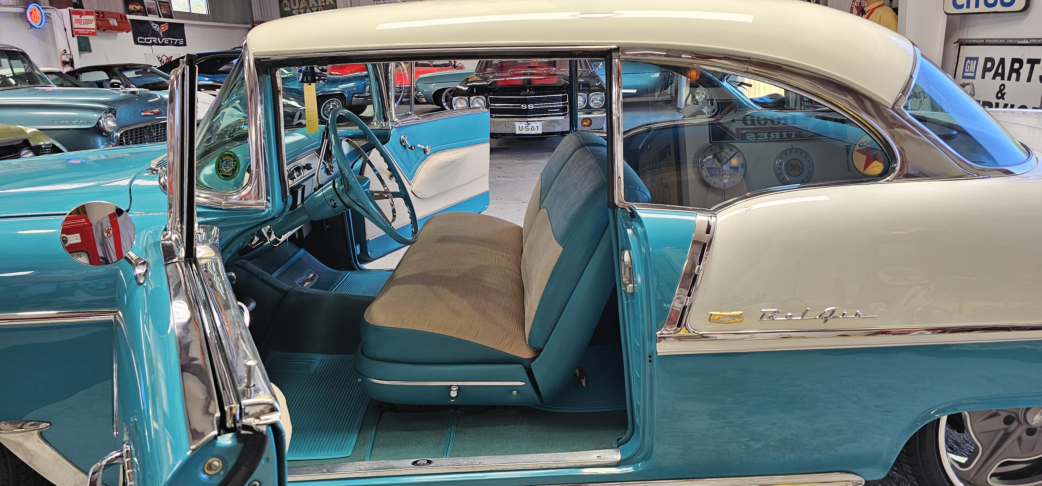 1855 CHEVROLET BEL-AIR 2-DOOR HARDTOP 61