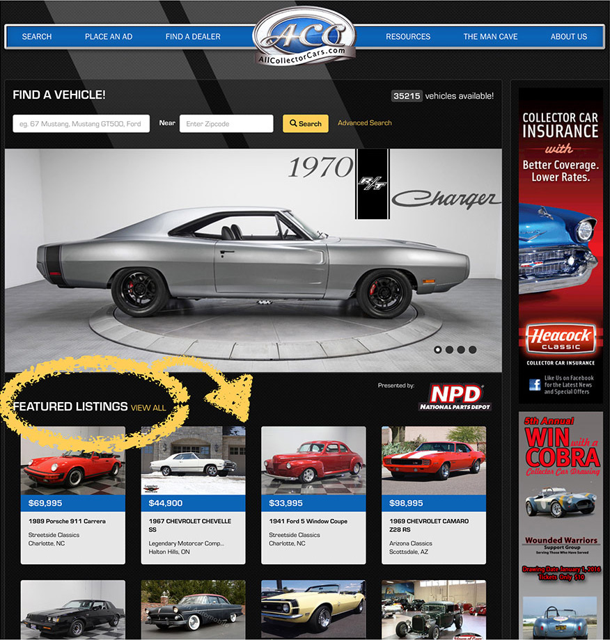 Featured Homepage