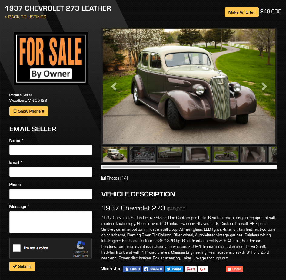 sell your classic car