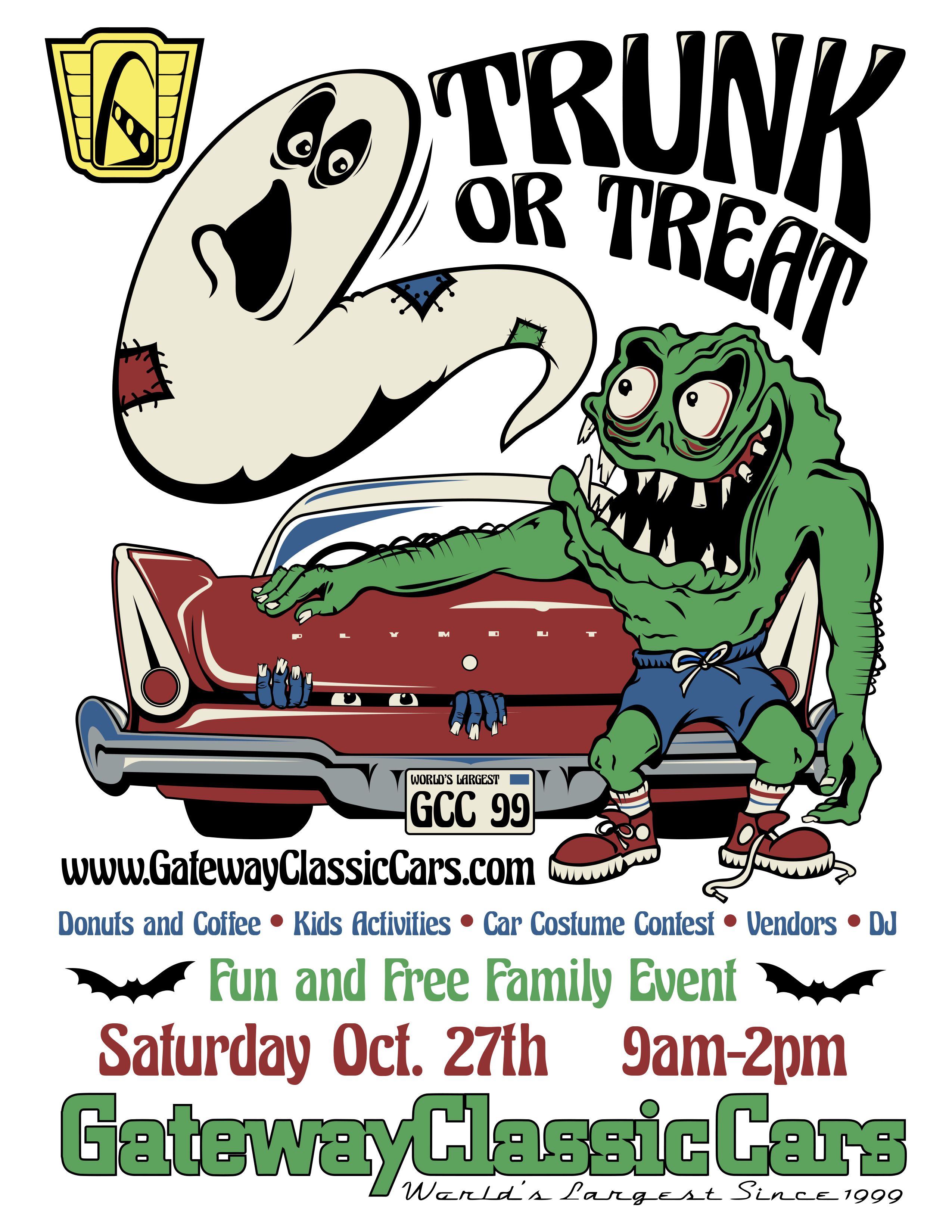Trunk or Treat Car Show at Gateway Classic Cars