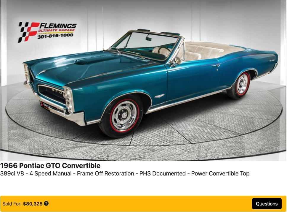 1966 Pontiac GTO